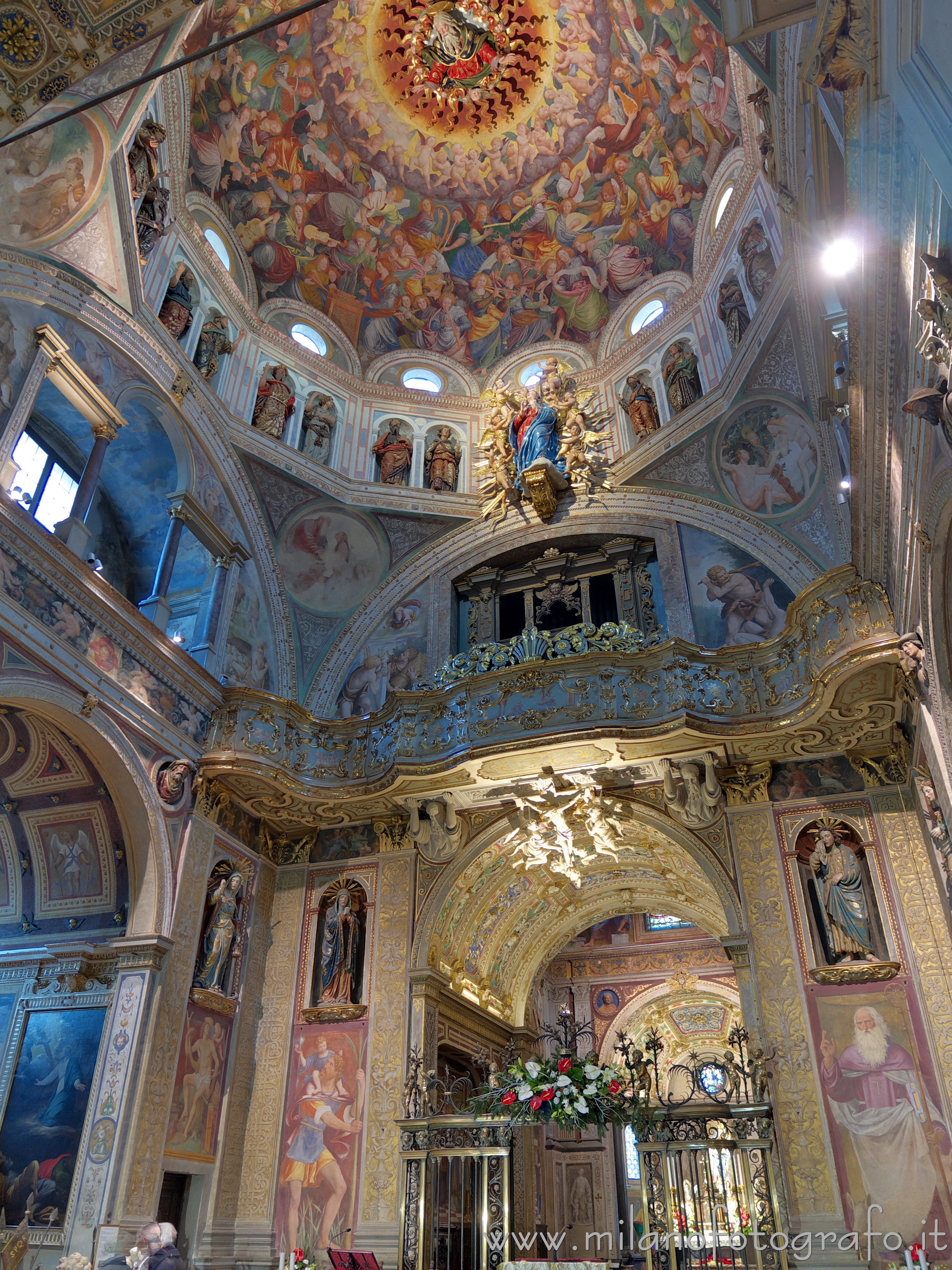 Saronno (Varese) - Corpo centrale con cupola del Santuario della Beata Vergine dei Miracoli